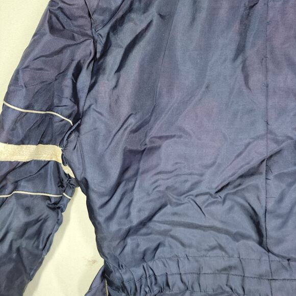 Vintage Guys Actionwear Coveralls S Mens Blue Insulated Workwear Y2k Grunge Fall - Picture 15 of 16